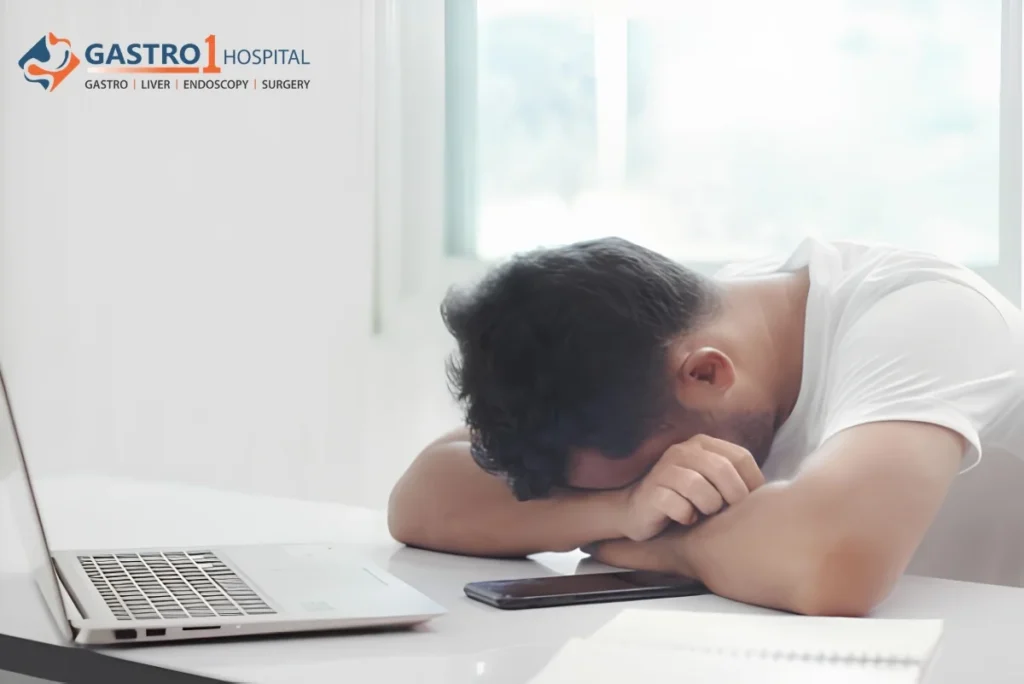 Impact of stress on digestive system causing stomach pain